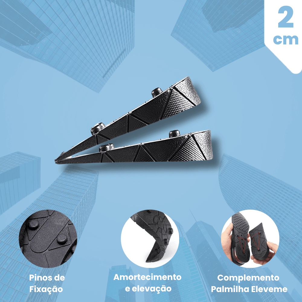 Bloco elevação 2 cm - 1  Par