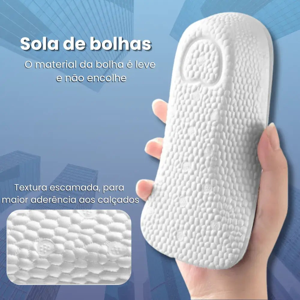 Palmilha de Altura Ortopedica Eleveme Bubble