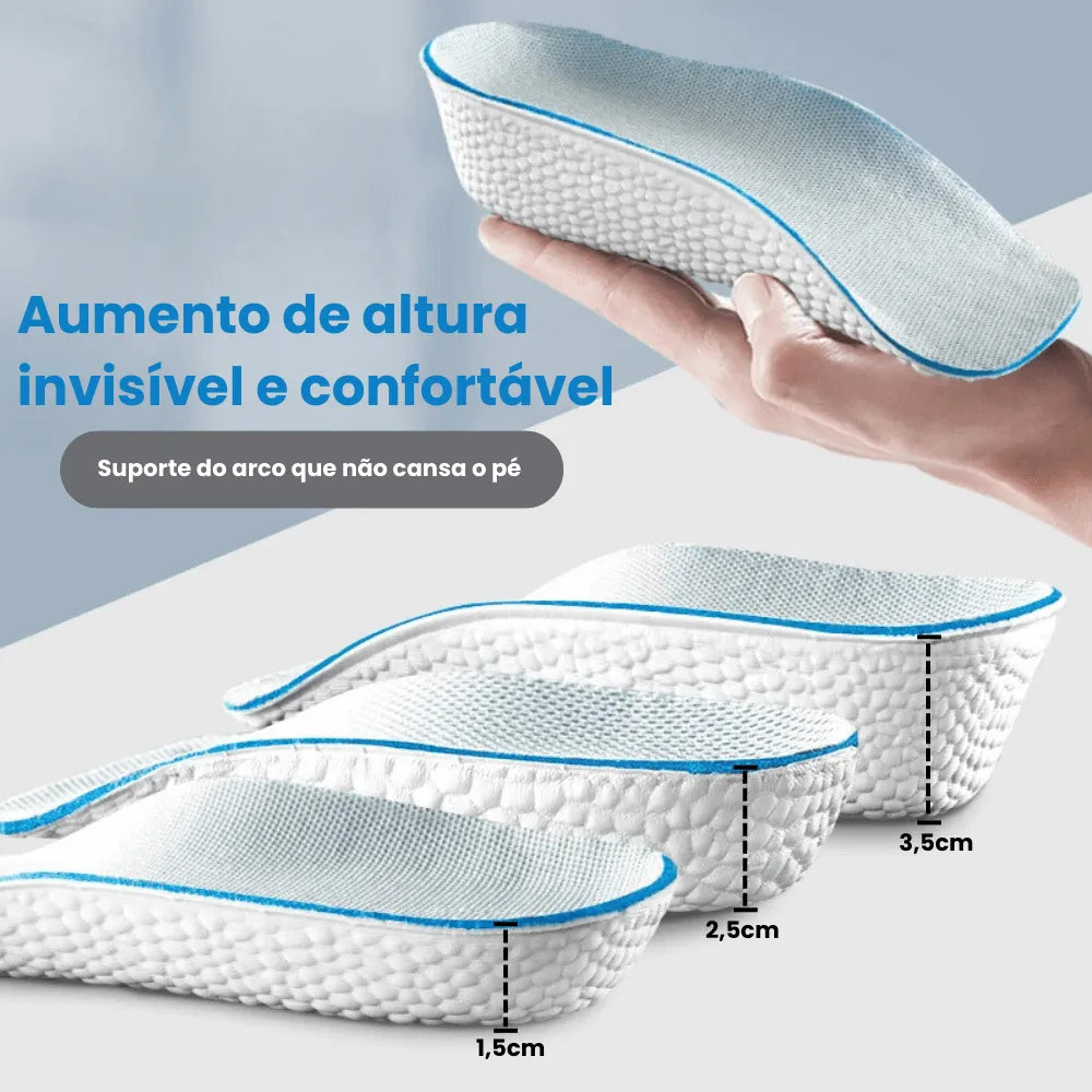 Palmilha de altura ortopédica Aumento de altura