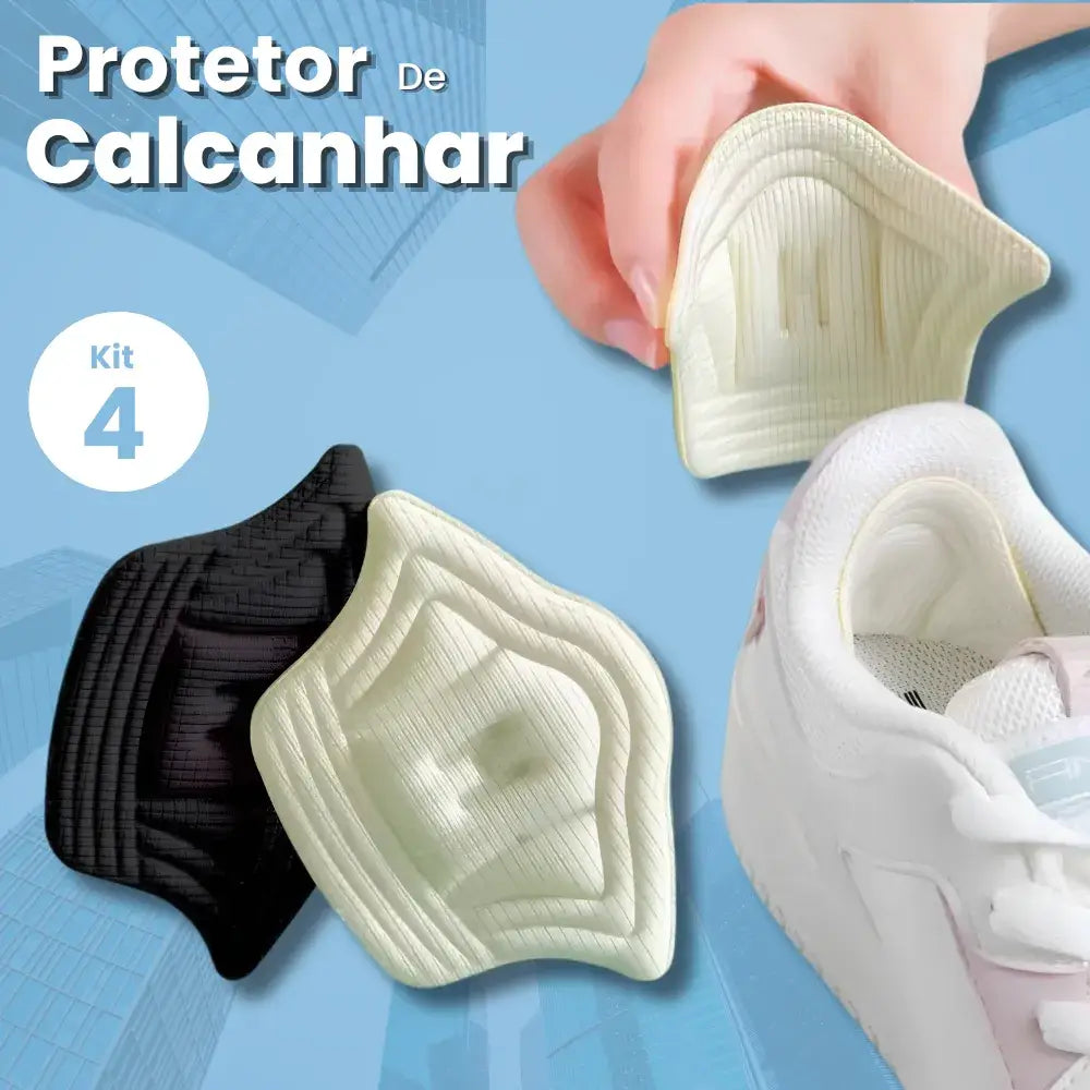 Protetor de calcanhar Ajustável kit 4