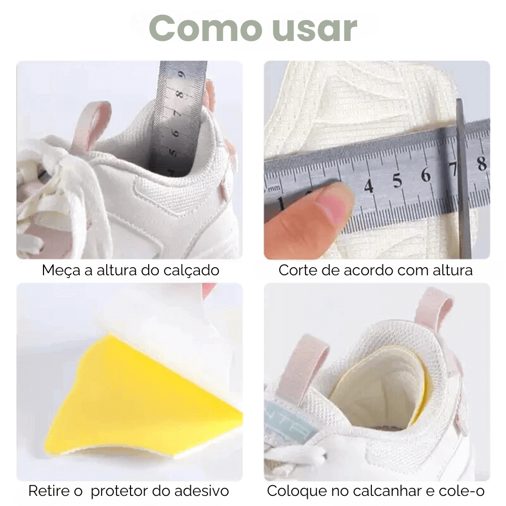 Protetor de calcanhar para tênis