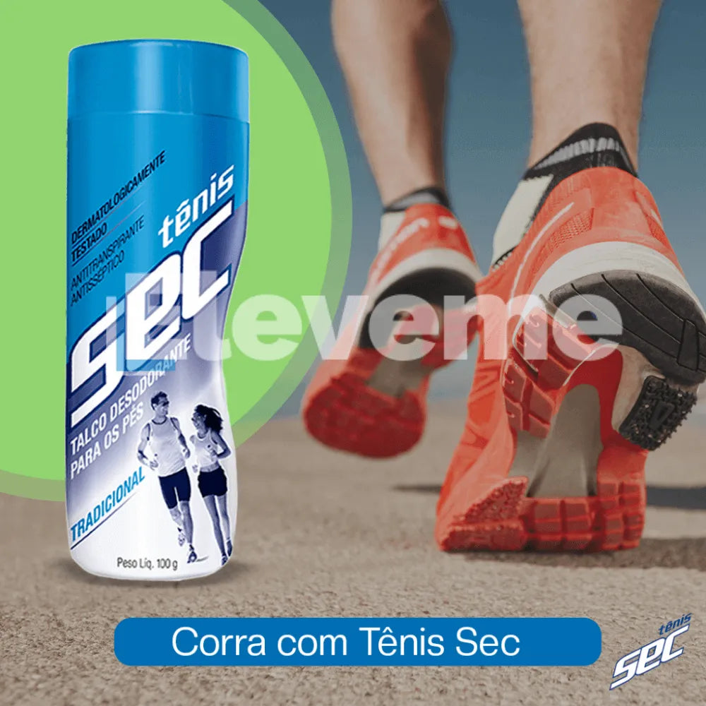 Talco anti odor para tênis 